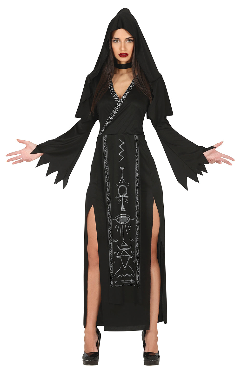 Kostuum satanist jurk dames - foto 2