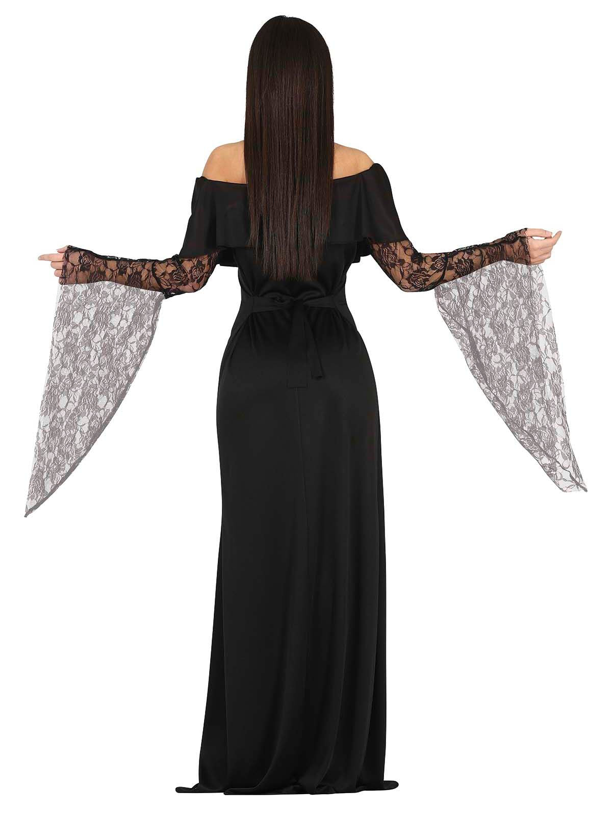 Kostuum Morticia Addams dames - foto 3