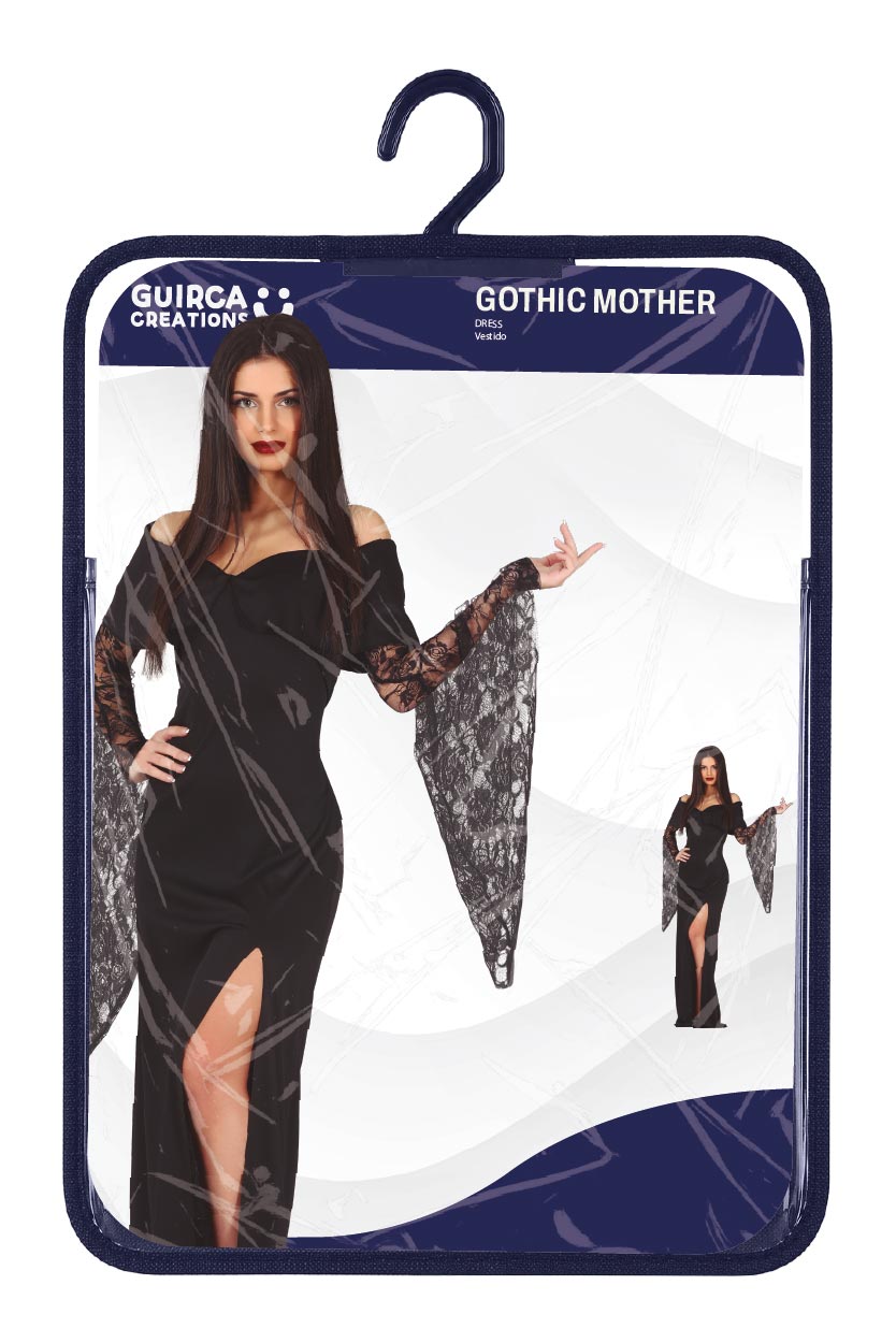 Kostuum Morticia Addams dames - foto 4