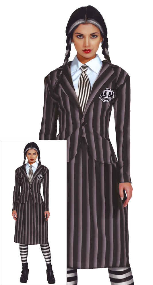 Kostuum Wednesday schooluniform dames