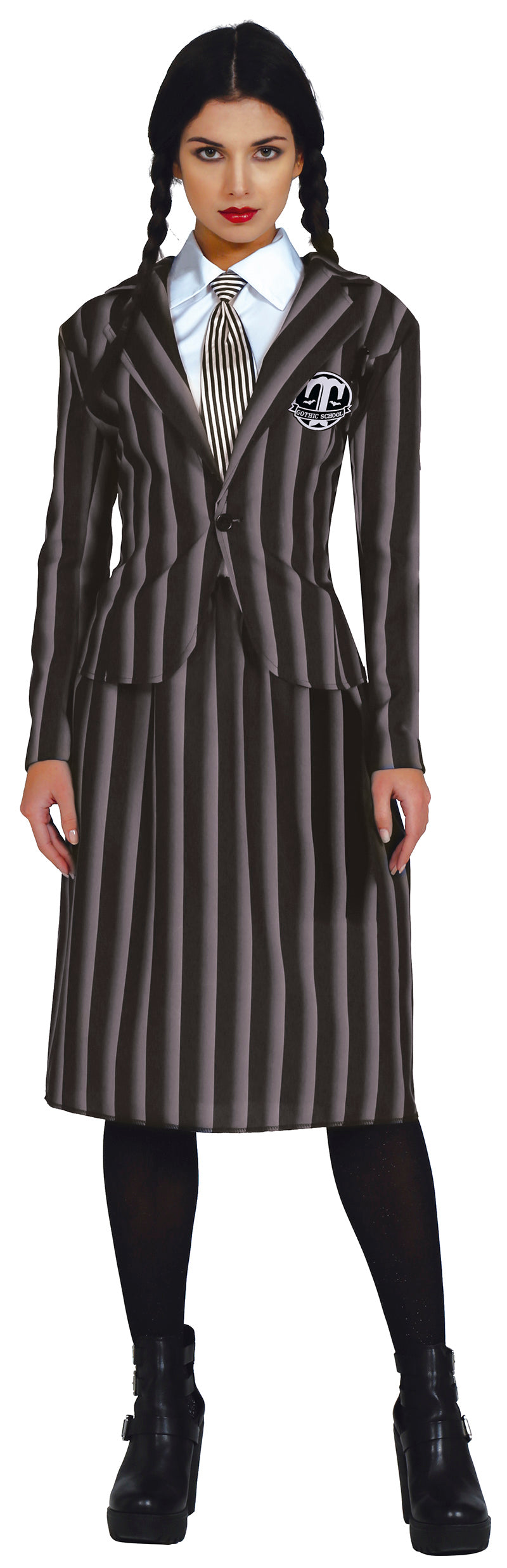 Kostuum Wednesday schooluniform dames - foto 2