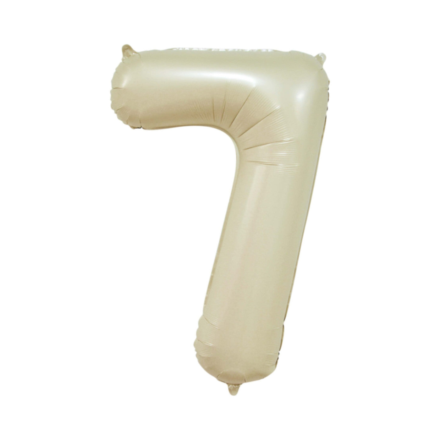 Folie cijferballon creme 86 cm