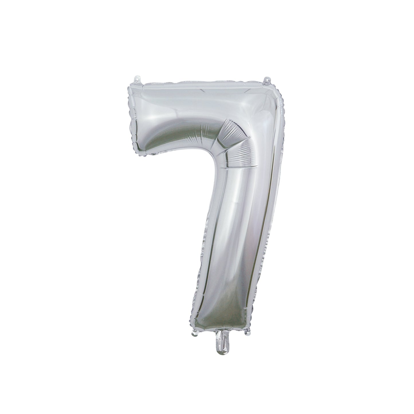 Folie Cijferballon Zilver 66 cm