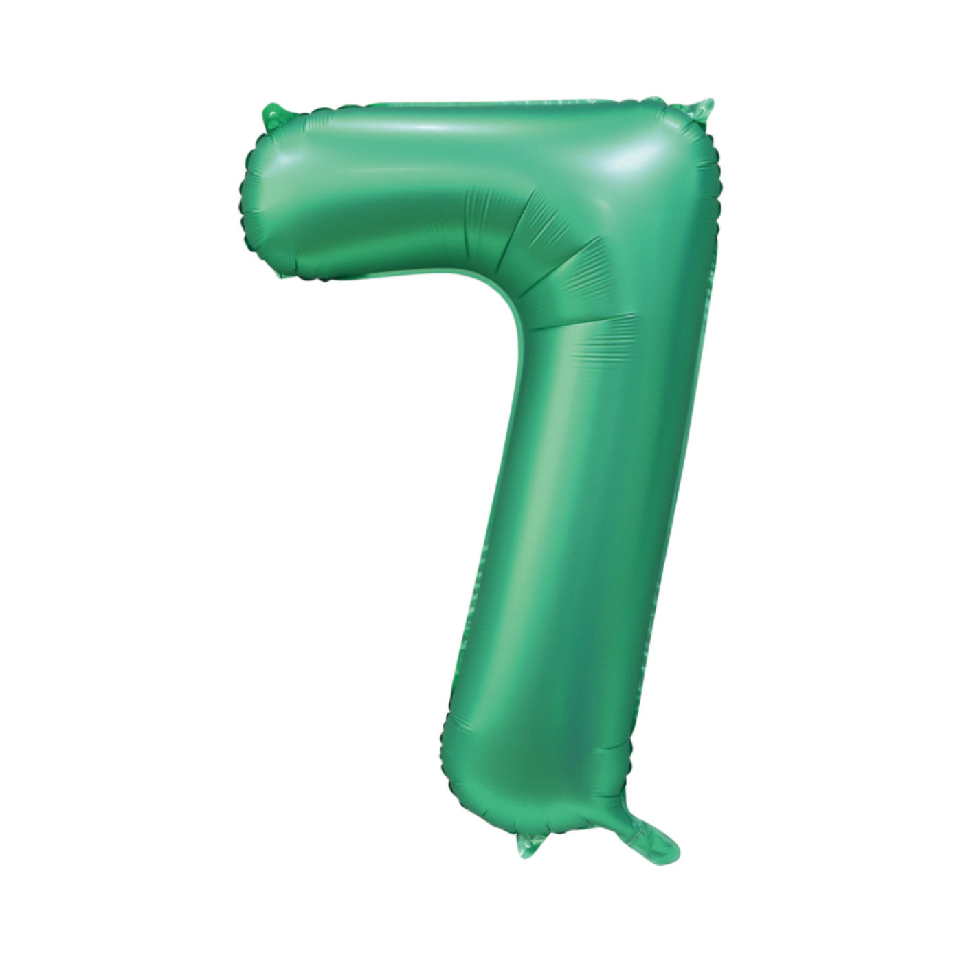 Folie cijferballon satijn groen 86 cm