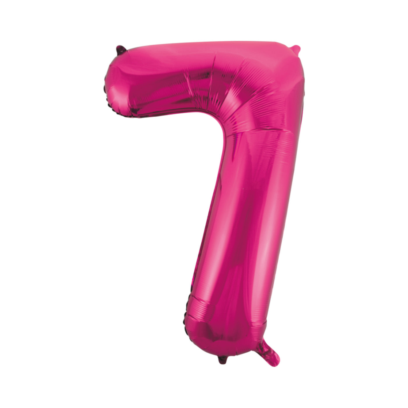 Folie cijferballon roze 86 cm
