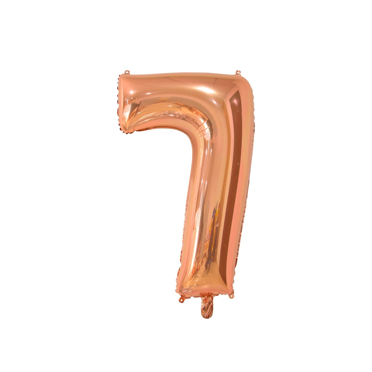 Folie Cijferballon Rosé Goud 66 cm