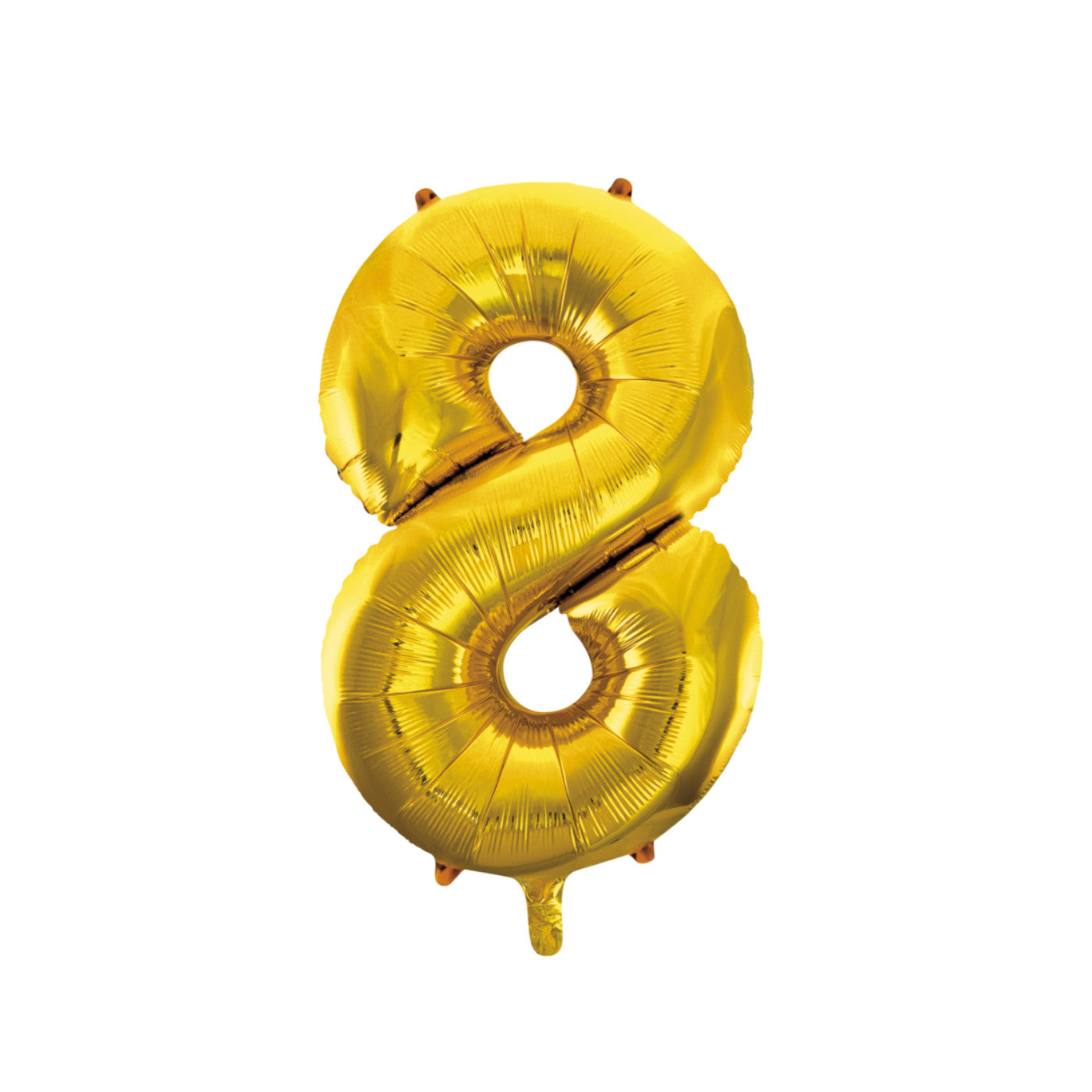 Folie cijferballon goud 86 cm
