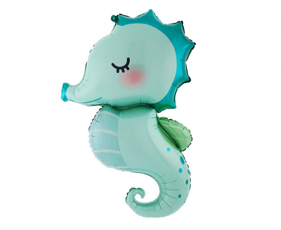 Folieballon Zeepaardje 73 cm