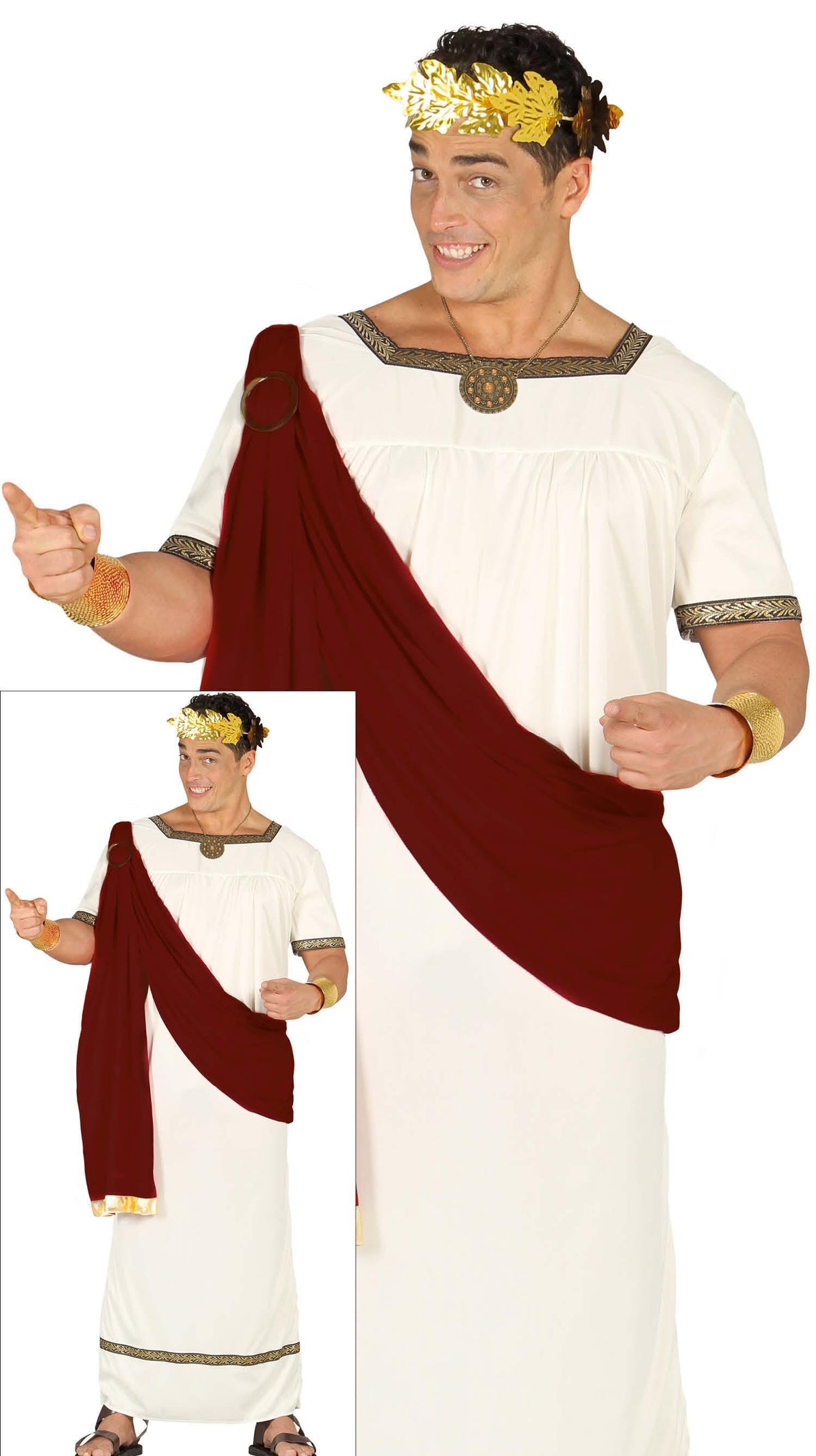 Kostuum Romeinse keizer Augustus heren