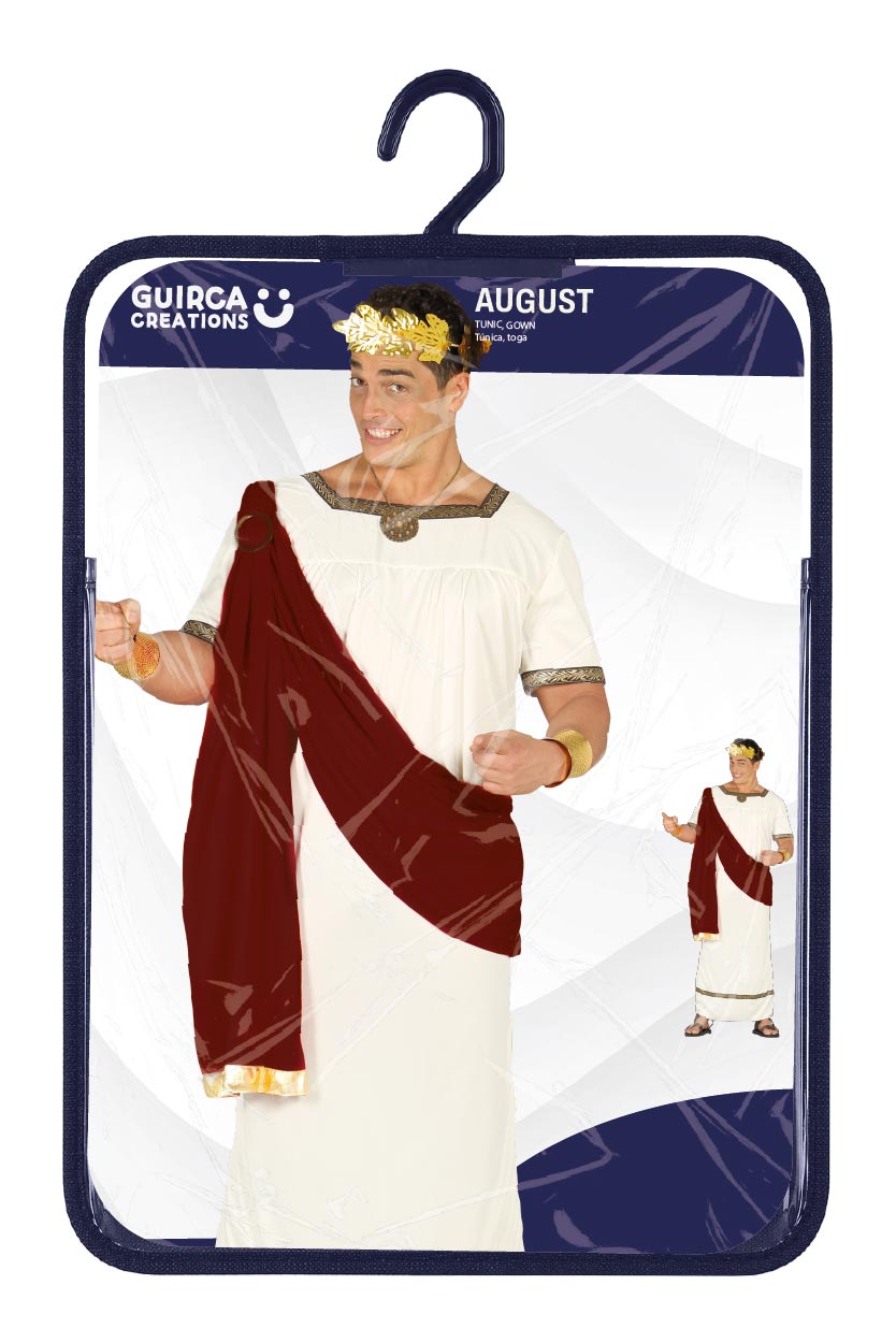 Kostuum Romeinse keizer Augustus heren - foto 4