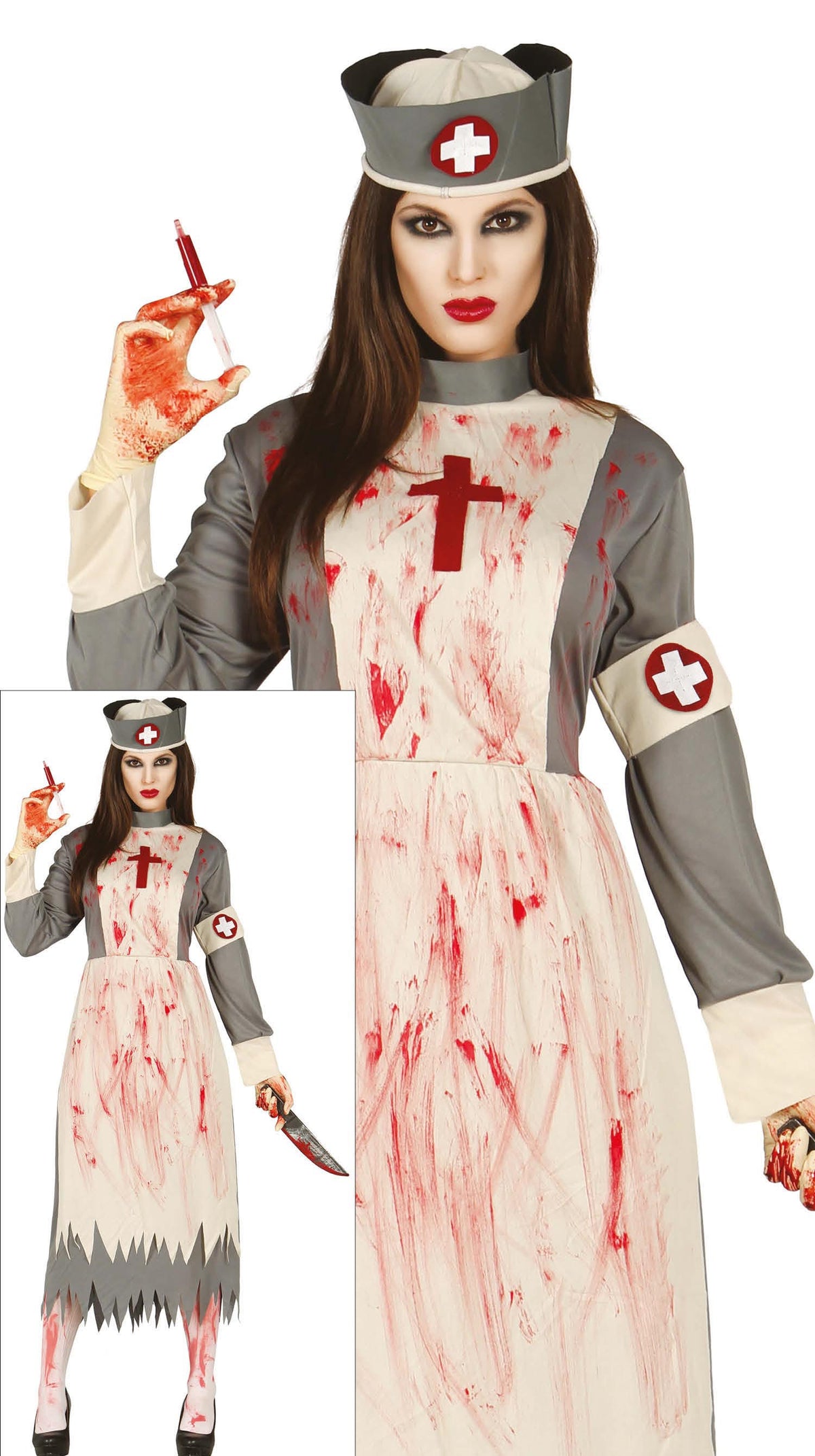Kostuum zombie verpleegster dames