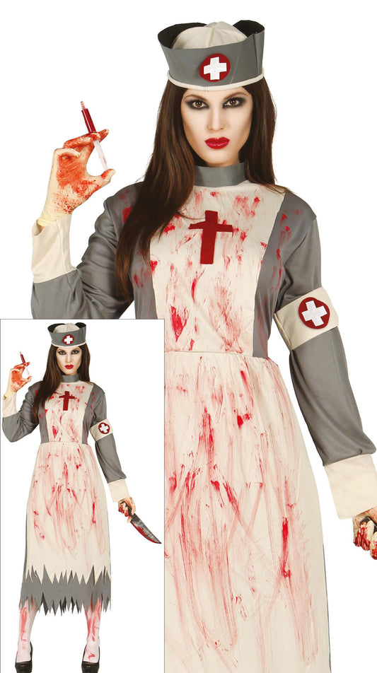 Kostuum zombie verpleegster dames