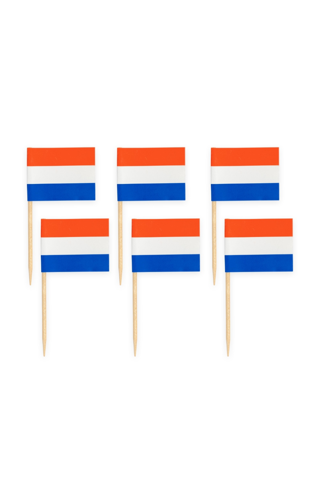 Coctailprikkers Rood Wit Blauw 50 stuks