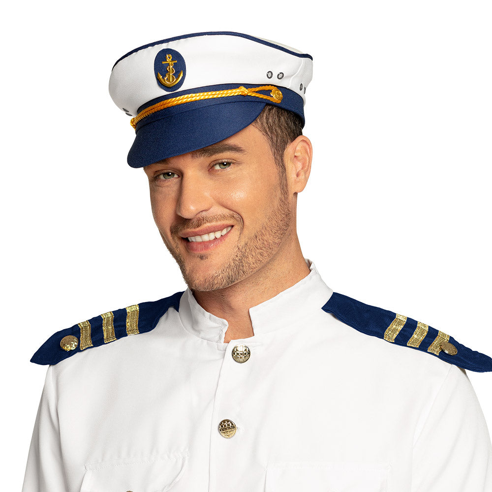 Kapiteinspet Jody wit