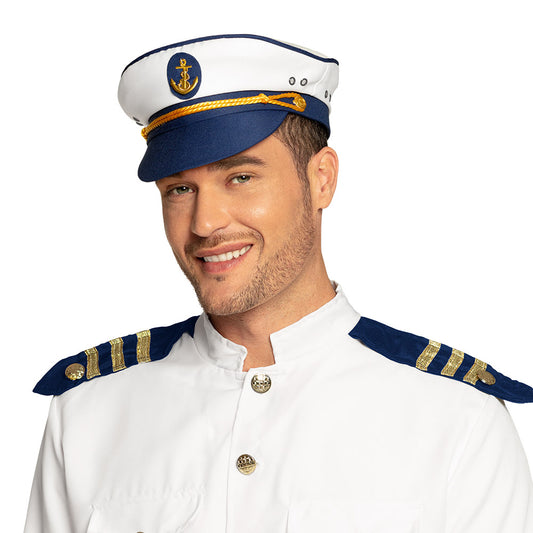 Kapiteinspet Jody wit