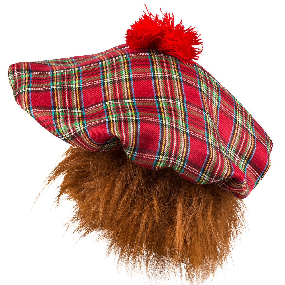 Baret Schotse ruit met rood haar - foto 2