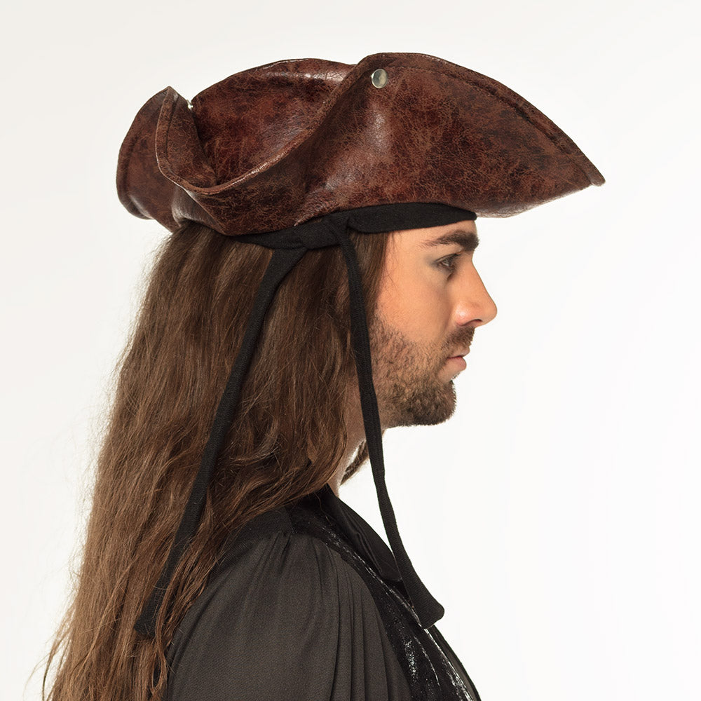 Piratenhoed Neptune bruin - foto 5