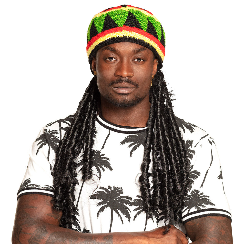 Rastamuts met dreadlocks
