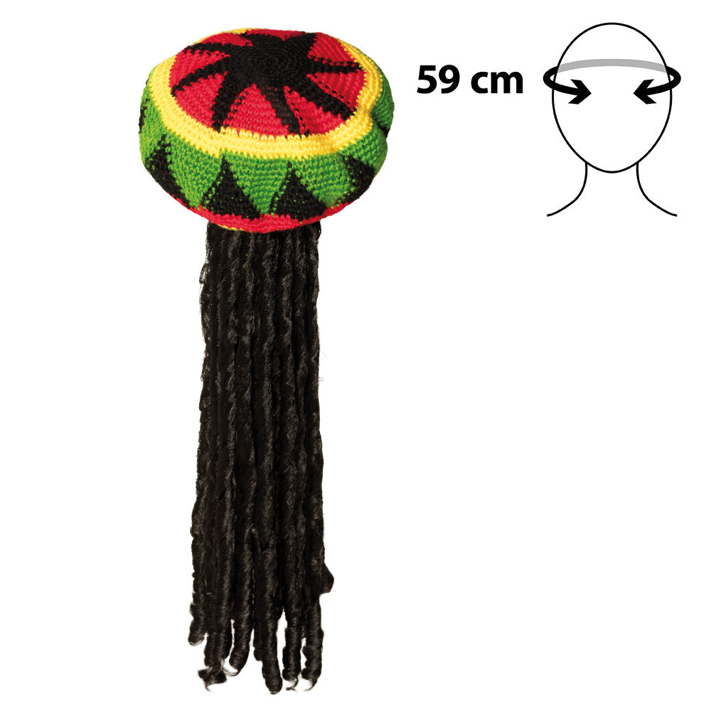 Rastamuts met dreadlocks - foto 2