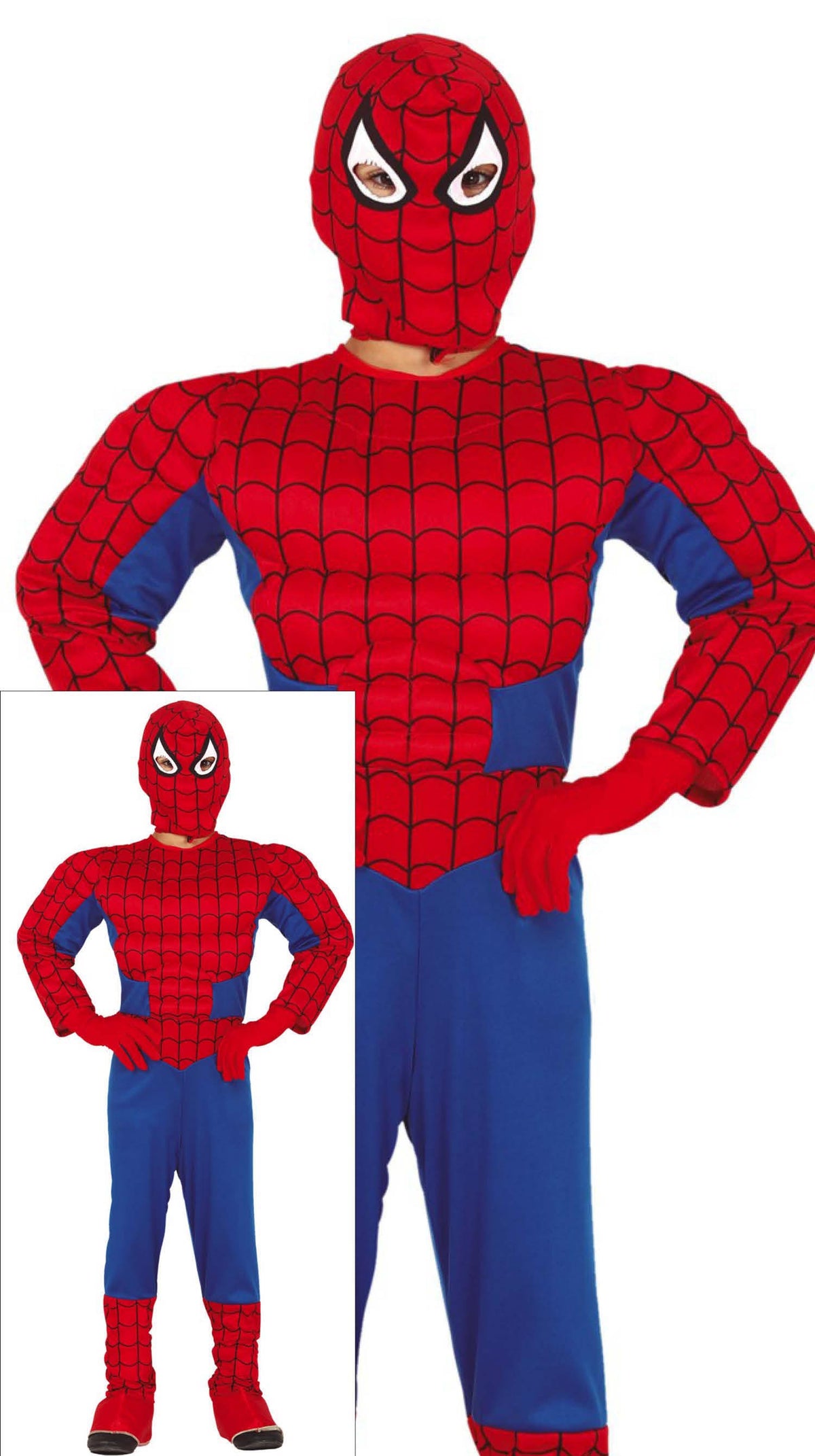 Kinderkostuum Spider-Man gespierd