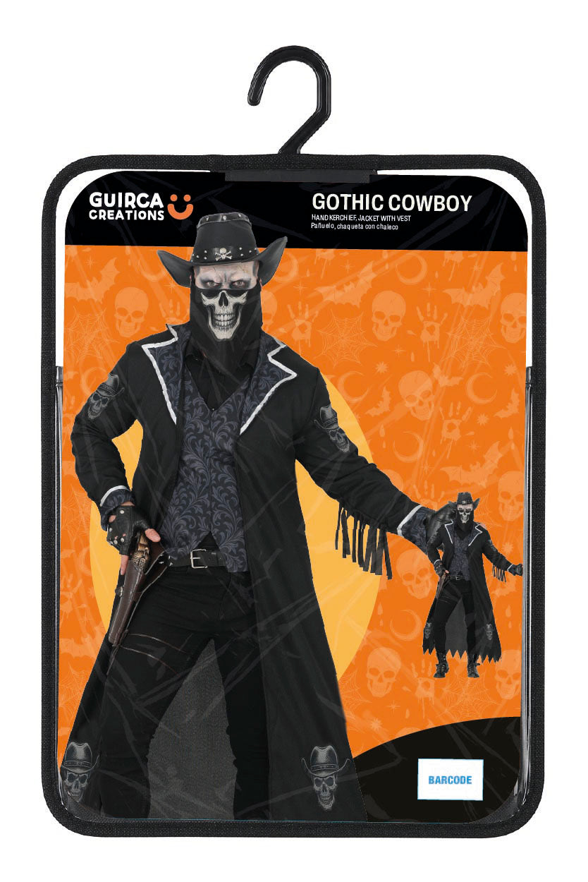 Kostuum skelet cowboy heren - foto 3