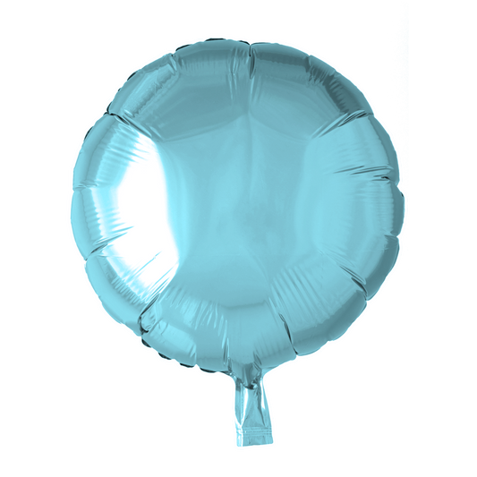 Folieballon Rond IJsblauw 46 cm