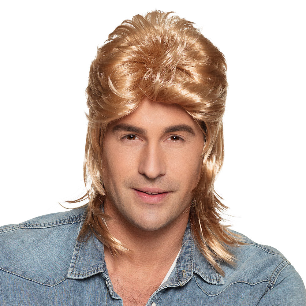 Pruik matje blond