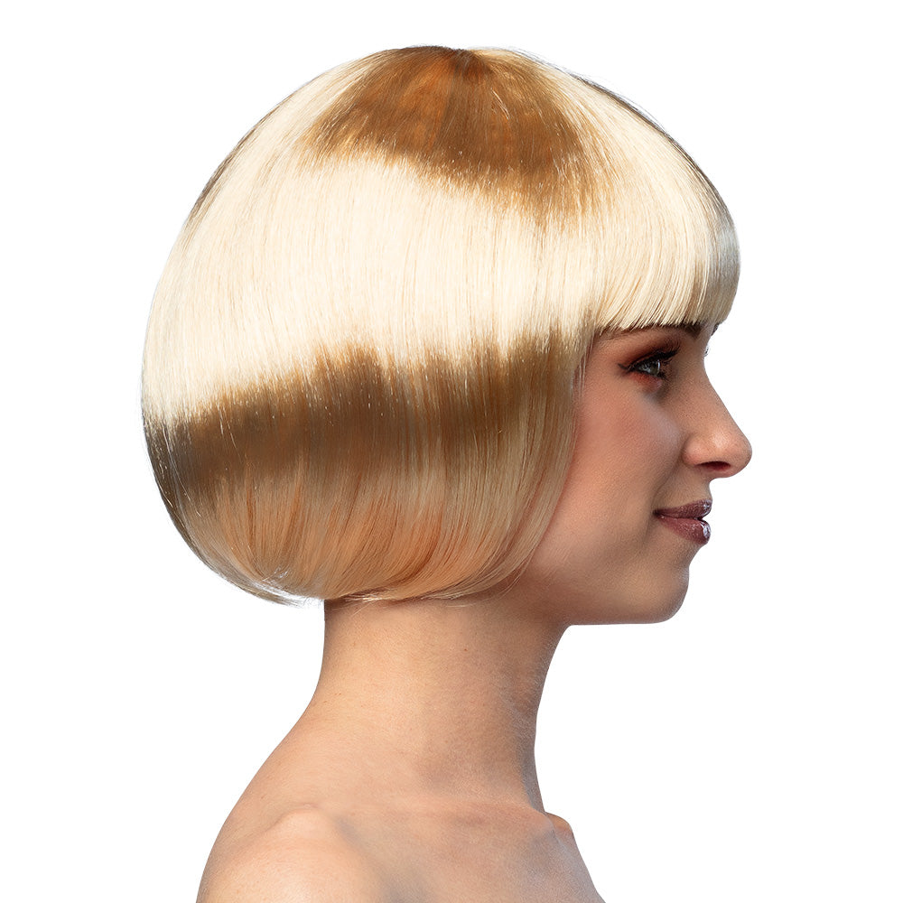 Pruik bob met pony blond - foto 2