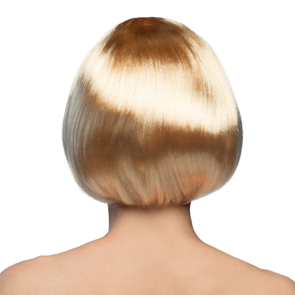 Pruik bob met pony blond - foto 3