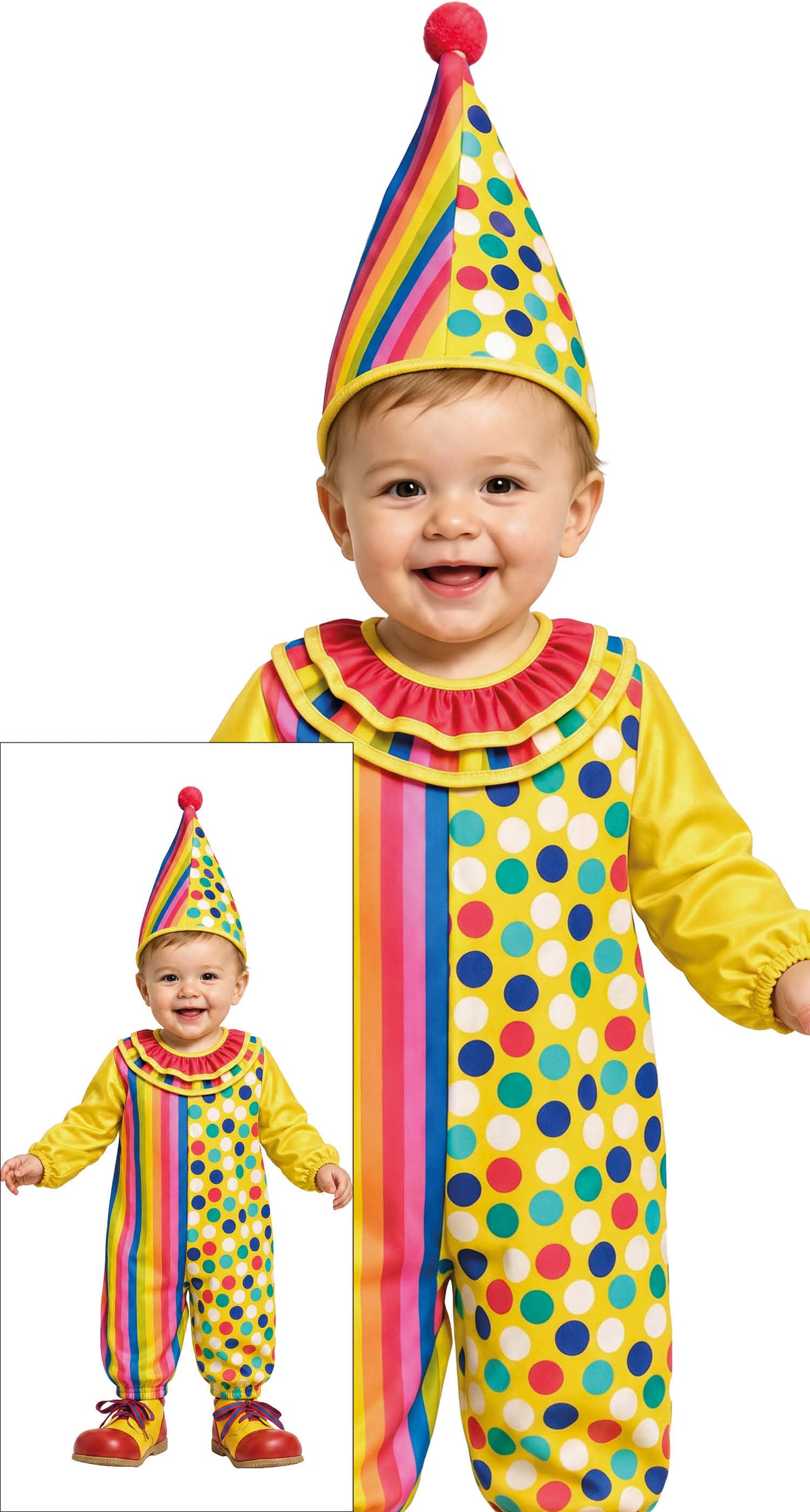Babykostuum clown