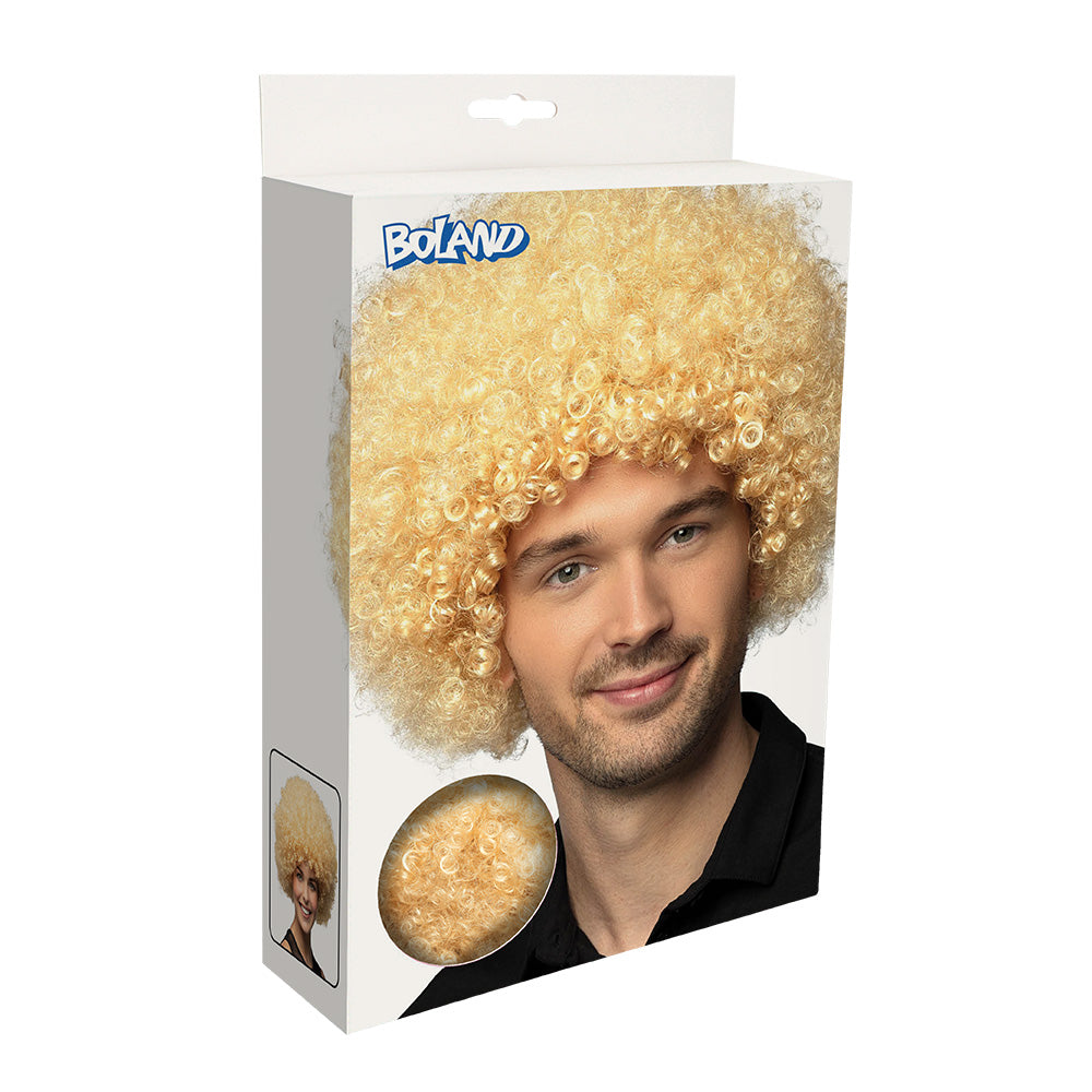 Pruik afro blond - foto 5