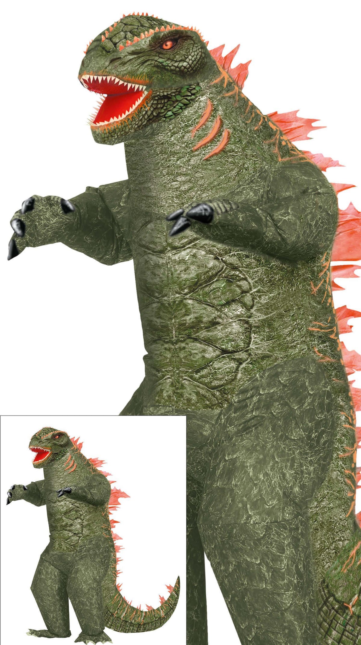 Opblaasbaar kostuum Godzilla