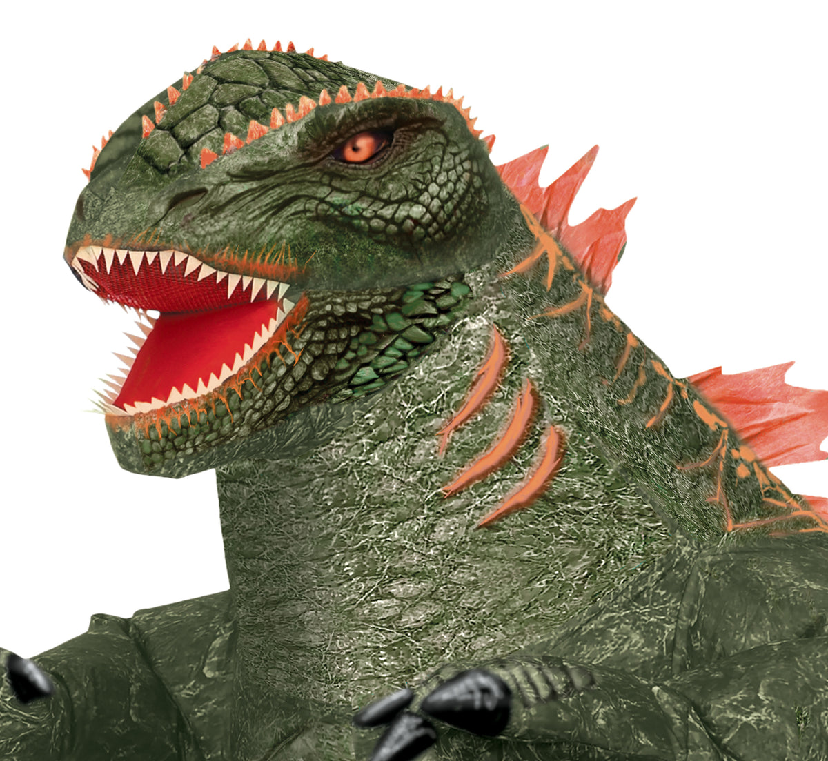 Opblaasbaar kostuum Godzilla - foto 4
