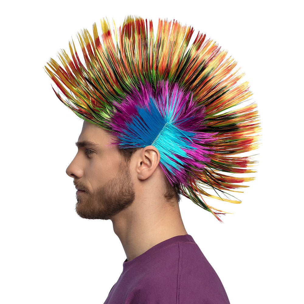 Pruik punk hanenkam regenboog - foto 2