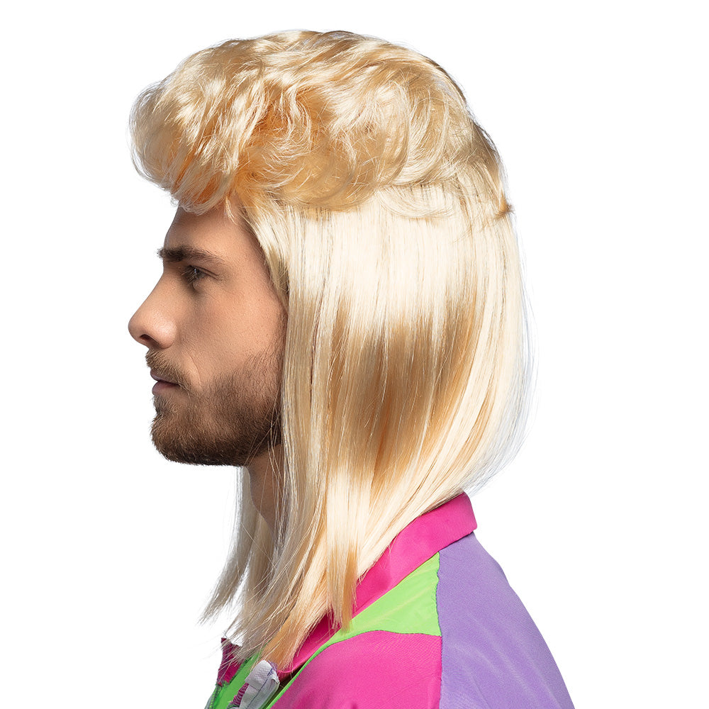 Pruik jaren 80 lang blond - foto 3