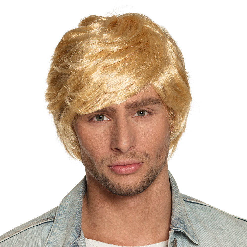Pruik jaren 90 kort blond