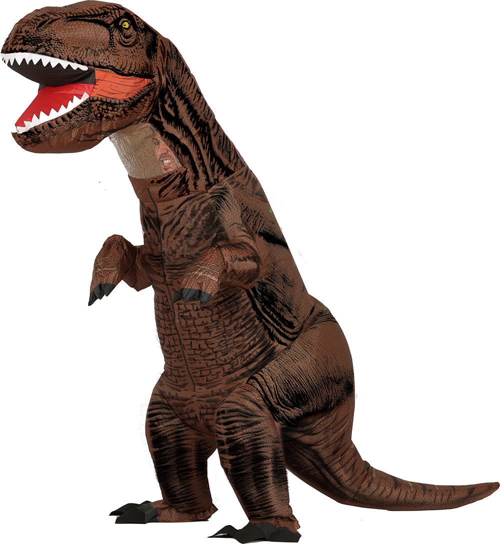 Opblaasbaar dinosauruskostuum T-rex groot - foto 2
