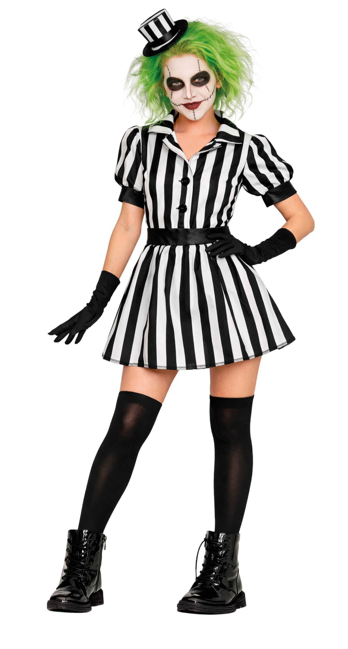 Kostuum Beetlejuice jurk dames - foto 2