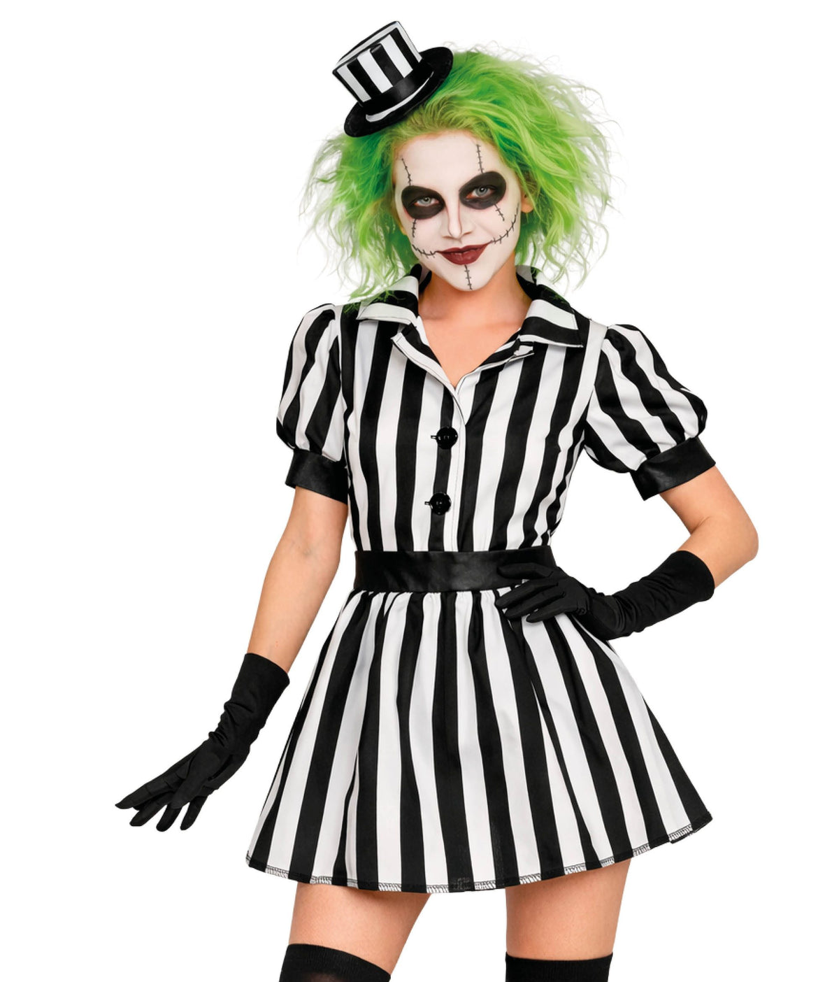 Kostuum Beetlejuice jurk dames - foto 4