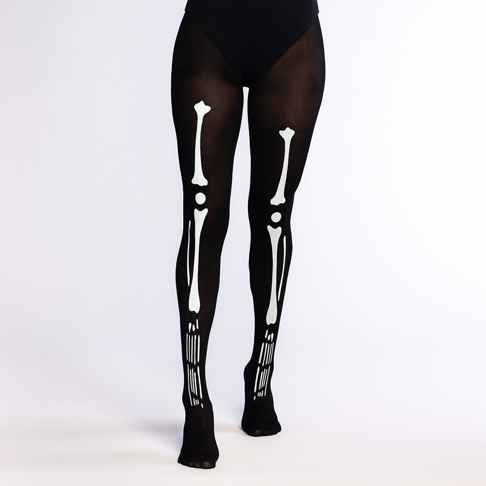 Panty skelet zwart