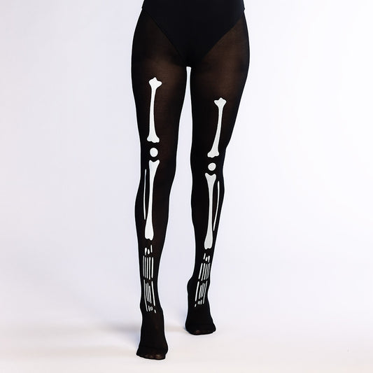 Panty skelet zwart