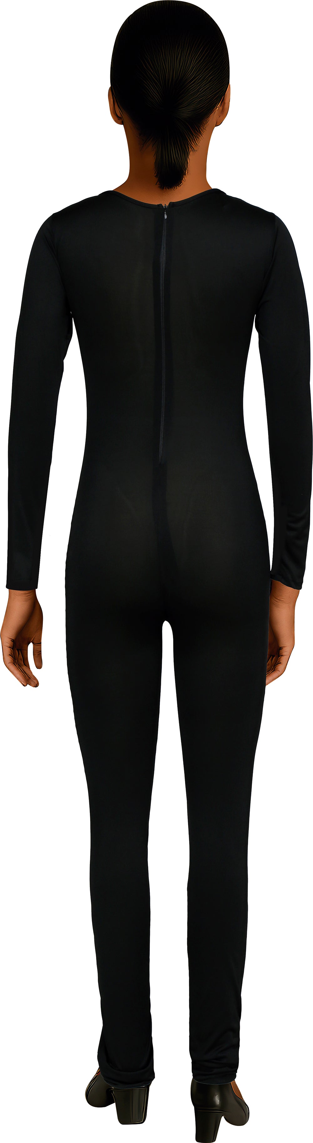 Kostuum skelet jumpsuit dames - foto 3
