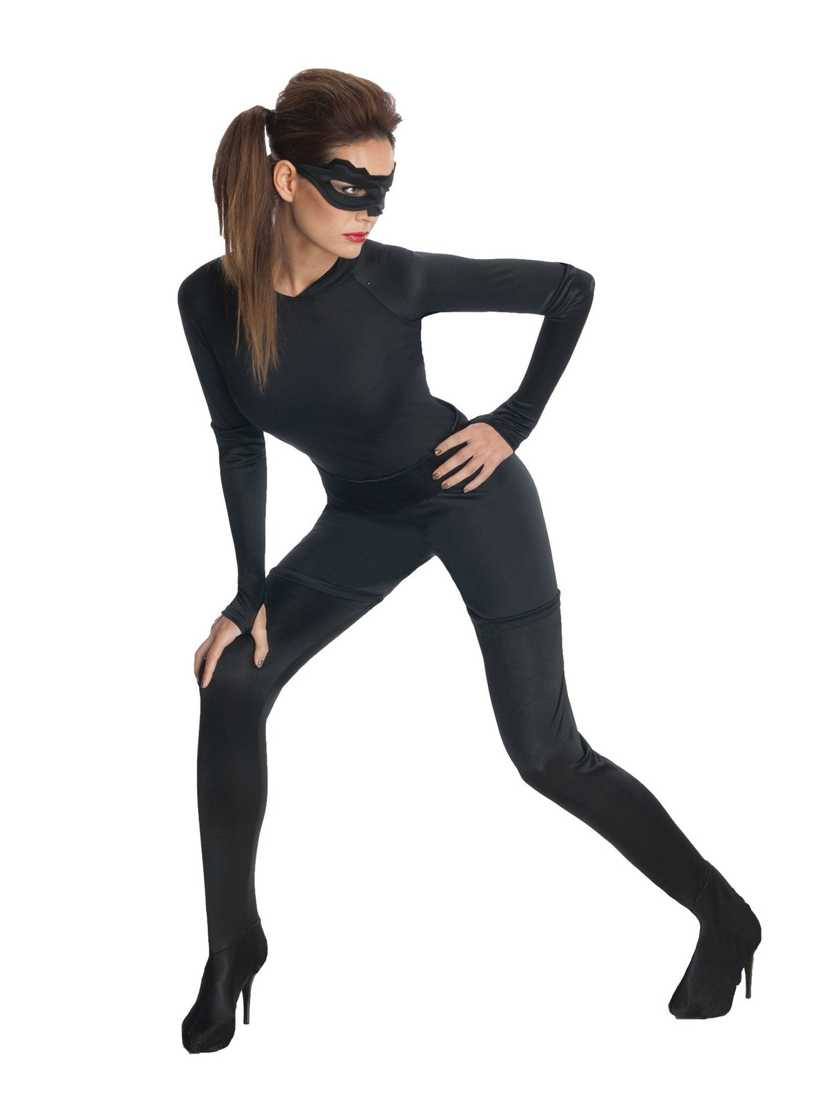 Kostuum Catwoman dames (3-delig) - foto 2