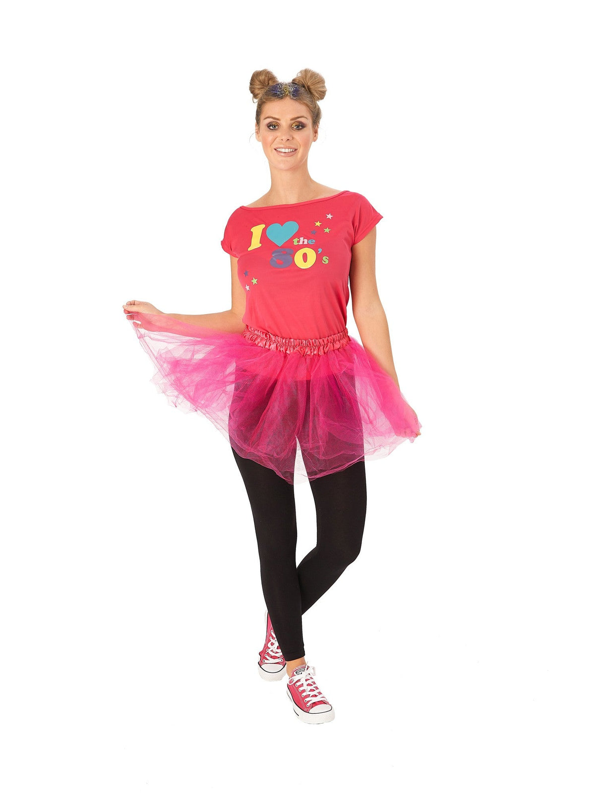 T-shirt I Love The 80's roze - foto 3