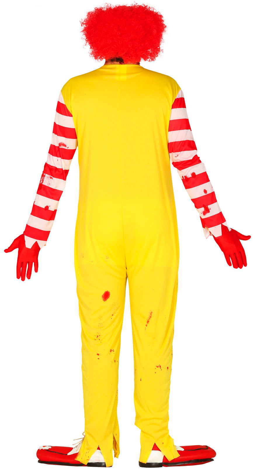 Kostuum horrorclown hamburger heren - foto 3