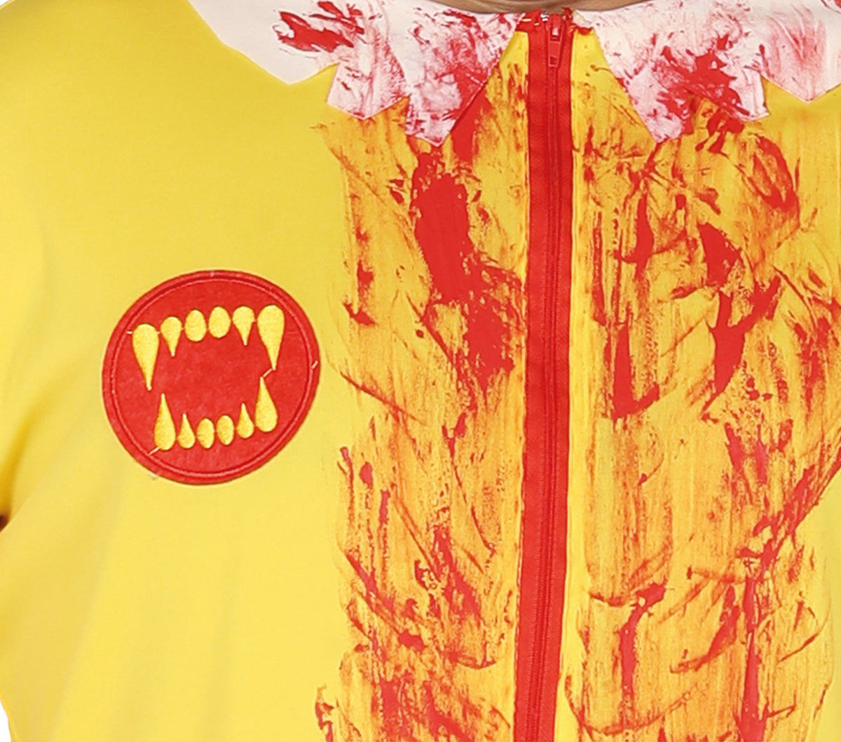 Kostuum horrorclown hamburger heren - foto 5