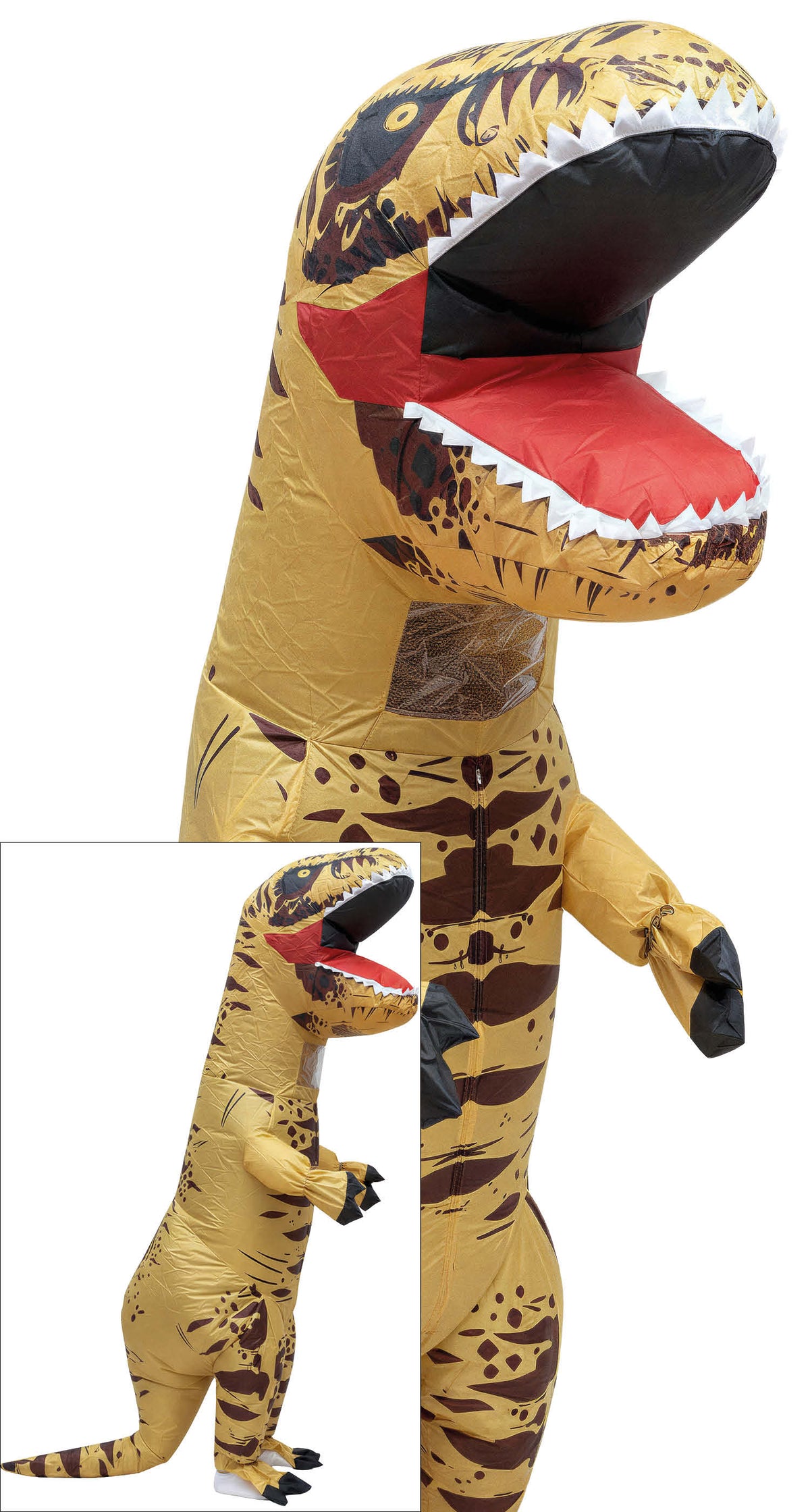 Opblaasbaar dinosauruskostuum T-rex