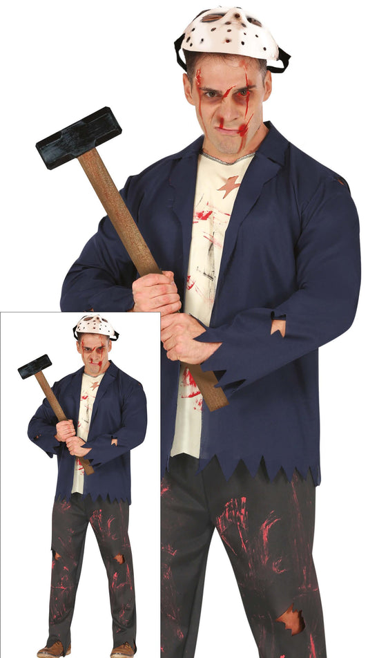 Kostuum killer met hamer heren