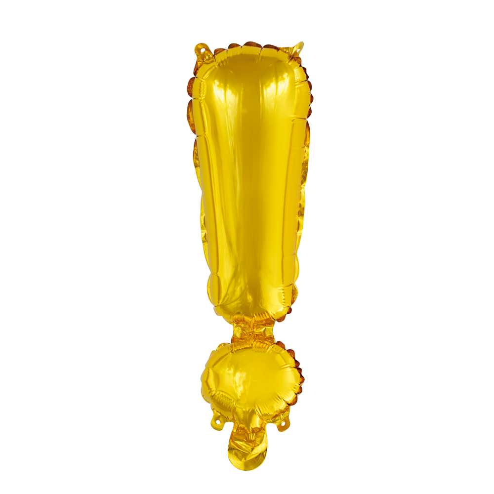 Folie letterballon goud 41 cm, teken !