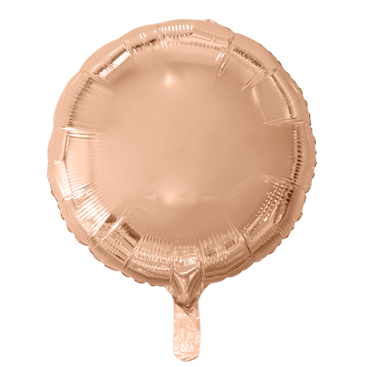 Folieballon rond roségoud 46 cm